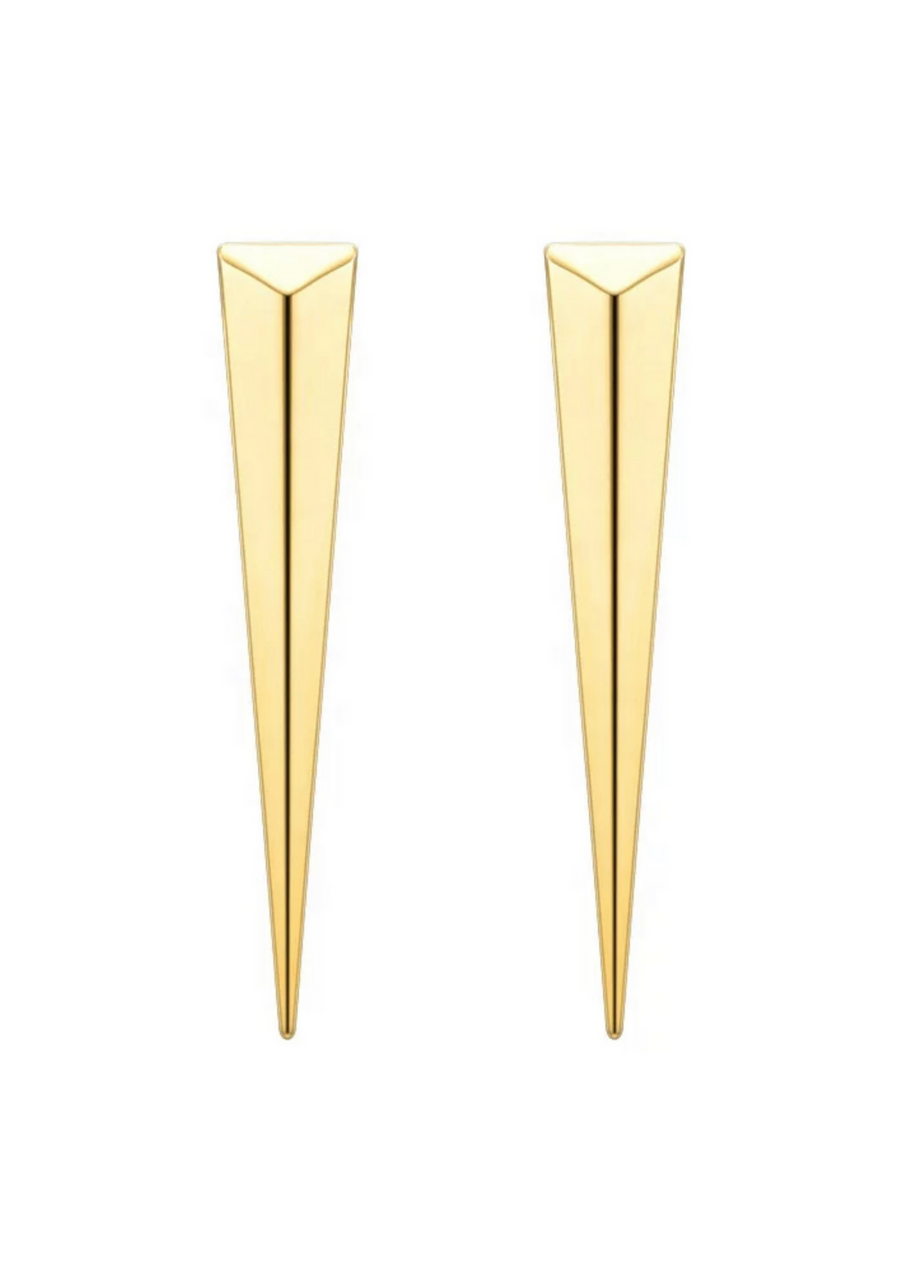 Taylor Dagger Studs in Gold